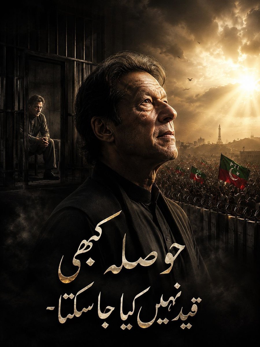 Saeedshah00's tweet photo. حوصلہ کبھی قید نہیں کیا جا سکتا 

خان صاحب اپ کے حوصلے کو سلام ہے 🫡

#تین_سال_سے_قوم_کا_مستقبل_قید
#KhanIllegallyJailed3Years https://t.co/HayyC7HsrU