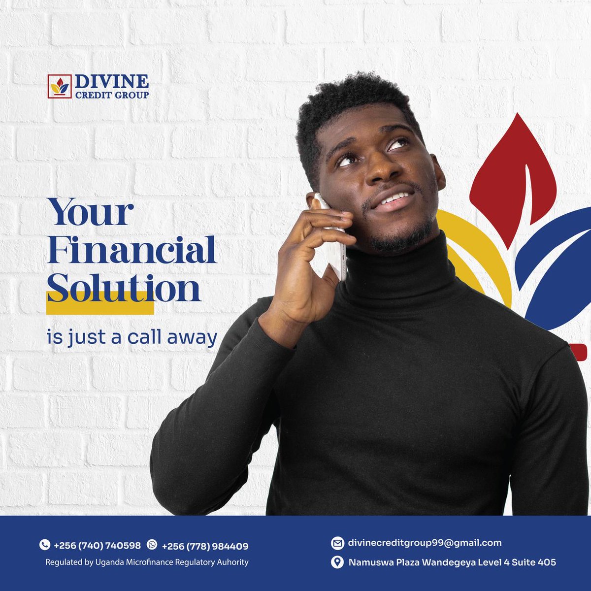 Divine_Credit's tweet photo. With Divine Credit as your financial solution, All your August plans will manifest because we offer reliable financial solutions to your emergency.

Visit us at;
Wandegeya-Namuswa plaza 
Kireka- Mirembe plaza 
Call: 0778984409 | 0766169191
#WeProvideYouProsper https://t.co/jGXpTne010