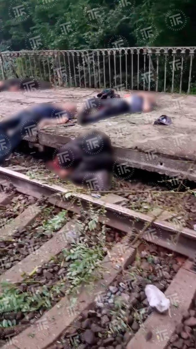 L_ThinkTank's tweet photo. [ 🇷🇺 RUSSIE | 🇺🇦 UKRAINE ]

🔸Selon les autorités ukrainiennes, huit civils ont été tués lors d'une frappe russe nocturne sur la gare de Kvitneva, dans le district de Brovary (région de Kiev). 

Les victimes attendaient sur le quai le dernier train de la nuit, légèrement retardé au moment de l'attaque.