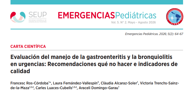 TSEUP's tweet photo. Interesante artículo en #emergenciasseup 
✅Poner una vía para hidratar a un niño con gastroenteritis debería ser la última opción y no la primera 💉La ciencia prefiere la vía oral🥤 
✅Antibióticos en bronquiolitis: solo cuando hay una infección bacteriana clara👏
✅No se trata solo de qué recetar, sino de saber qué no hacer para proteger al paciente👌
Este artículo 👇https://t.co/Cnciw3sjAS 
concluye que los hospitales están en constante evaluación para identificar oportunidades de mejora y ofrecer una atención más eficiente y segura para los niños👧👦