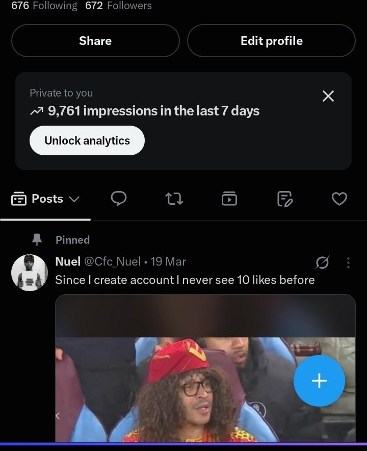 Cfc_Nuel's tweet photo. 9k impressions
Thanks guys ❤️❤️❤️ https://t.co/i3ZGtsPbNU