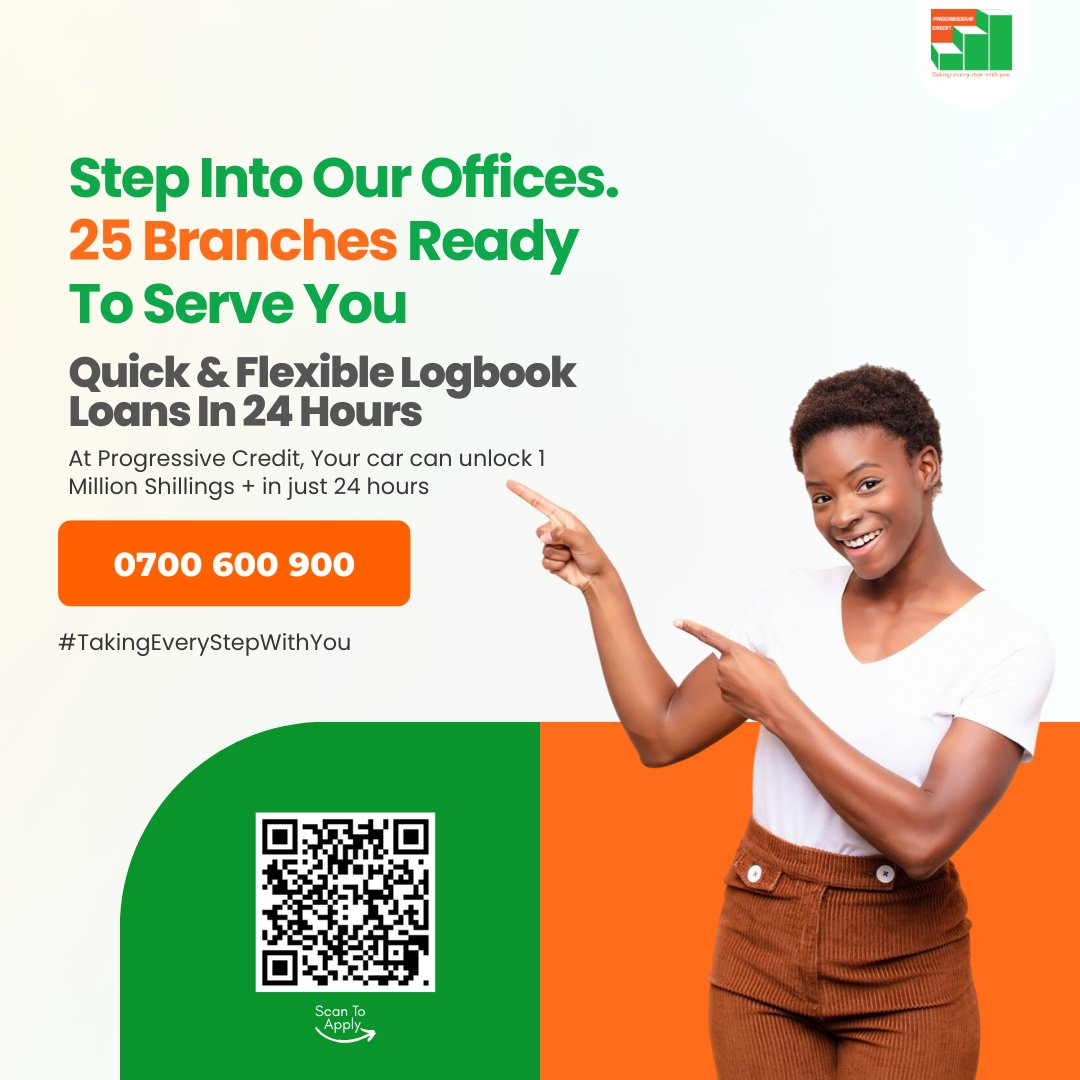 progressivecrke's tweet photo. Step into any of the Progressive Credit branches countrywide and enjoy loans in just 24 hours.
π 0700 600 900
π https://t.co/VyouJmsNZw
#ProgressiveCredit #AssetFinance #TakingEveryStepWithYou https://t.co/gxQqrHAe2f