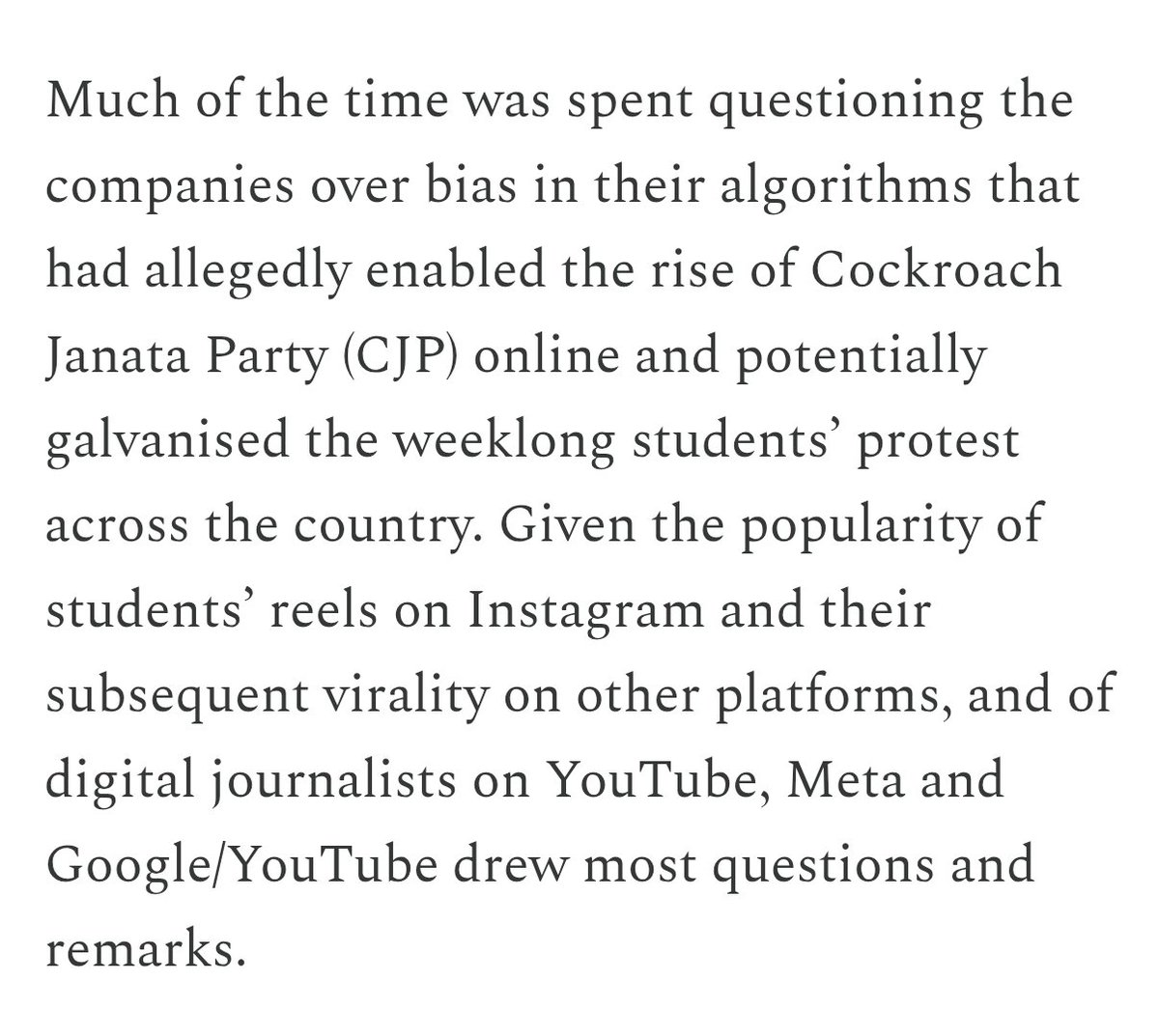 pranesh's tweet photo. How dare young people make better memes and game the algorithms better than us? Change the algorithms! https://t.co/hYd6JtvvBS