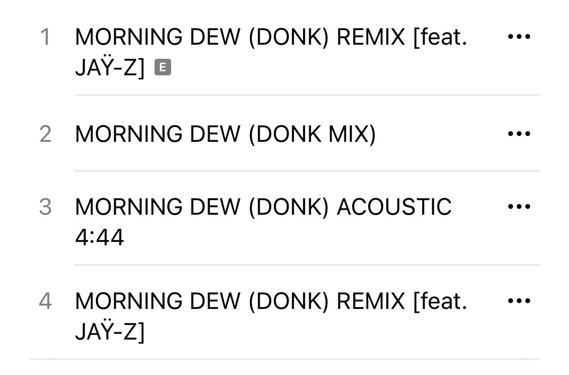 stillwater4u's tweet photo. Beyoncé RELEASING MORNING DEW REMIX FT JAYZ in the middle of the night out the blue ??? Excuse me ??? https://t.co/oZBbuwusZV