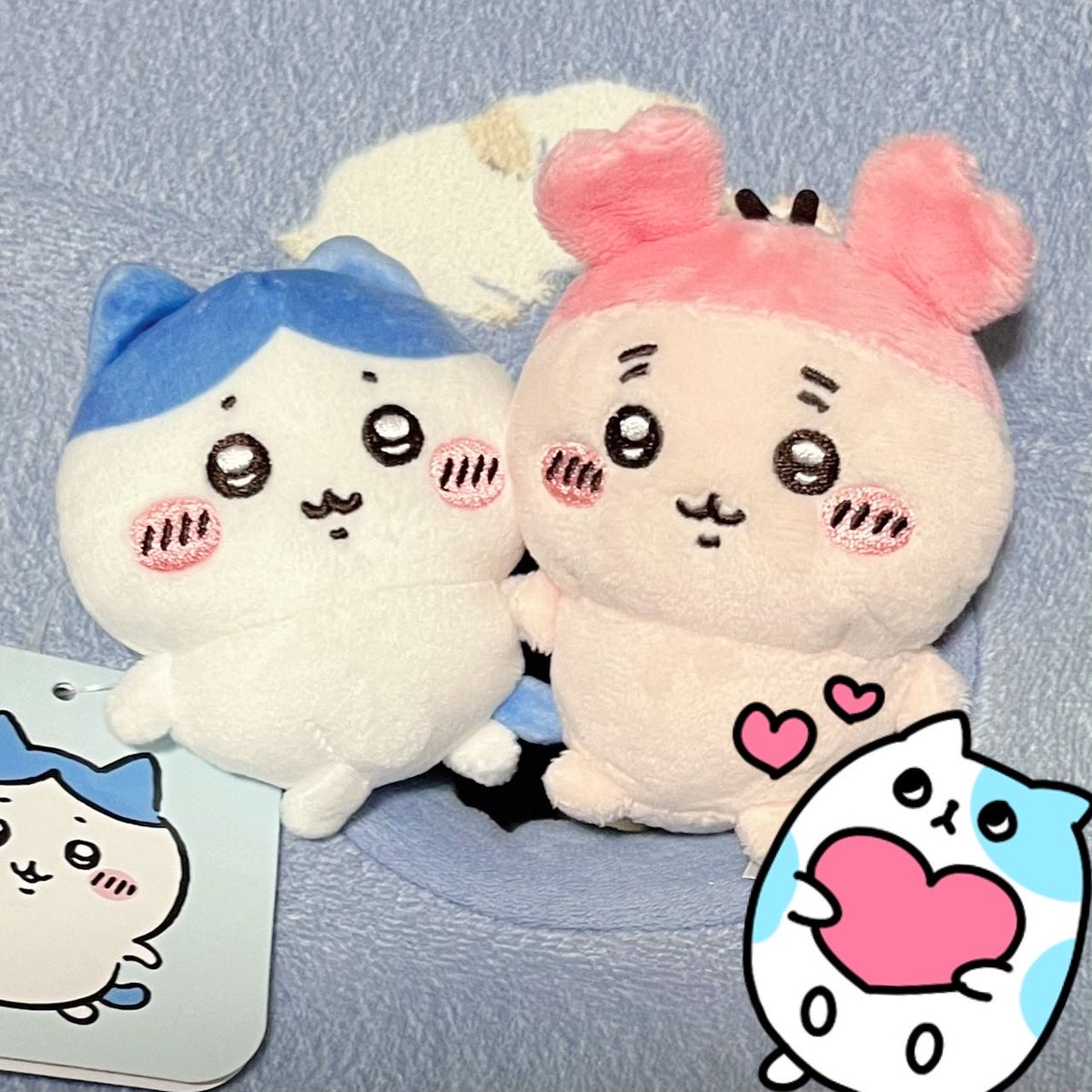yuru_smm's tweet photo. 譲っていただいたハチワレちゃんとおすわりカニちゃん📷
映画のカニちゃん可愛すぎました🦀💓 https://t.co/Ap9tHPdc1A
