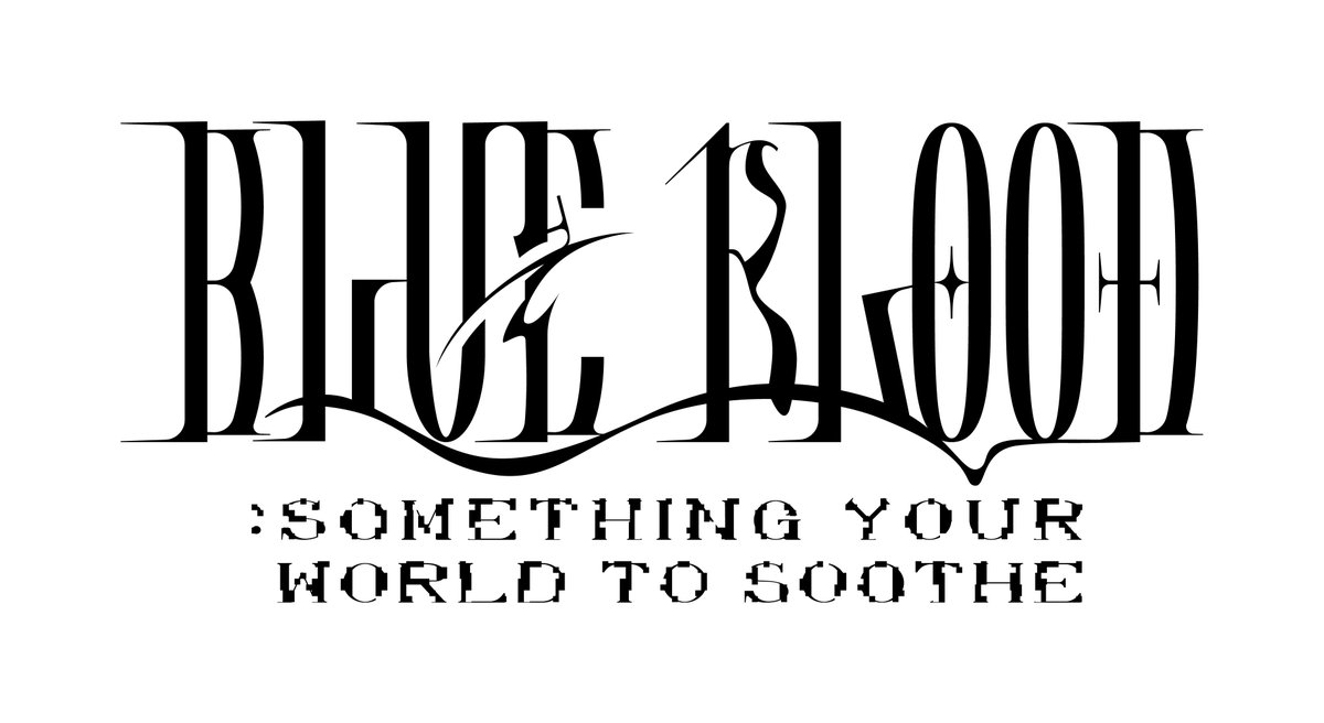 T_AMO1001's tweet photo. 【やったー】

鴨人さん(km_tlmr )にご依頼してBLUE BLOODのタイトルロゴ/ミニゲームのタイトルロゴを作成していただきました！
ゾエフロ2人から丁寧に要素を拾って作ってくださいました。
宝物になりましたт  ̫ т ありがとうございます！ https://t.co/ZAalNzJ5Td