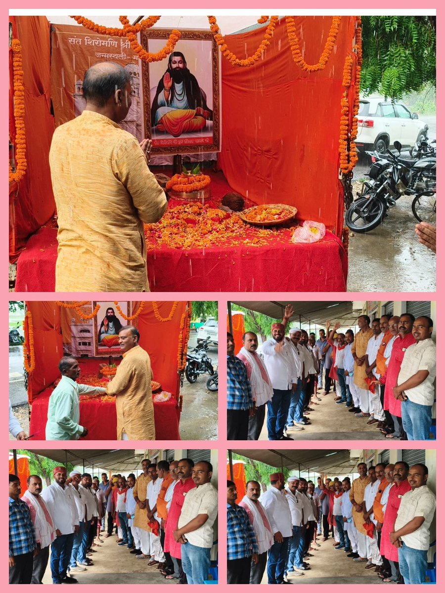 AjaySingMunna's tweet photo. गुरु रविदास की पावन जन्मभूमि सिरगोबर्धन की पावन माटी लेकर निकले "कलस बंदन यात्रा" का आज भाजपा सेवापुरी मंडल के मिल्कीपुर मे पुष्पाजली अर्पित कर स्वागत किया...!! https://t.co/GWnUDc48lH