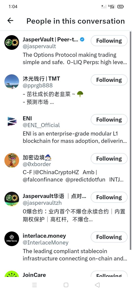 JIN_0T's tweet photo. @jaspervault @jaspervaultzh @pprgb888 @0xborder @ENI__Official @TheJoinCare @InterlaceMoney Hope I One of the lucky winner 🏆🏆 

0xcd759dc231059c30A27C3e6D0cEbaF11f9Ab836a https://t.co/aP0qAVPpjo