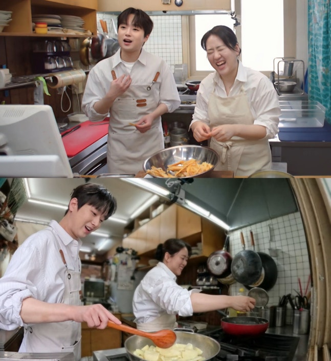 HyunsamL's tweet photo. 이찬원 ＂서로에 반했다＂…하지만 상대는 유부녀 셰프 ＂미래 아내 부러워＂ (출처 : 네이버 연예) https://t.co/GogzPP0Pso https://t.co/J46tKJzDXk