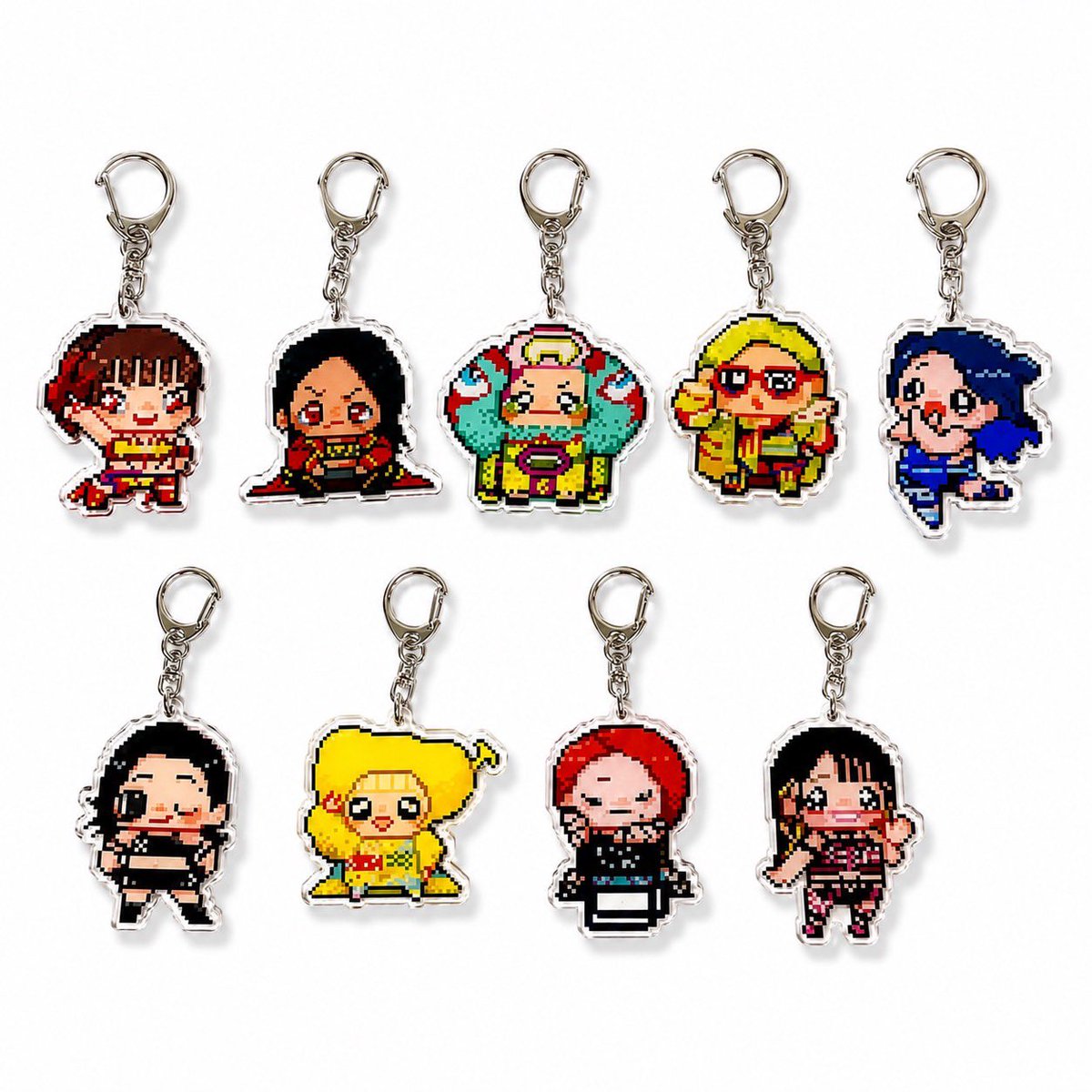 senjo2006's tweet photo. 【#仙女 新商品】

🗓️8.7 仙台大会より販売開始🎊

『センジョコレクション🎮 ランダムキーホルダー』

高野玲菜、そしてアニータ・ヴォーン＆サファイア・リード〈ハイパーアクティブ〉の3選手が新たに仲間入り✨

全12種類にグレードアップしました！

ぜひ会場でお気に入りをGETしてください🙌

🗓️8.7(木) 19:00-🏟️仙台PIT

🎟️チケット残りわずか👇
https://t.co/INn9YbpWyq

👀大会情報
https://t.co/dPykb5Aa9R

#SENJO