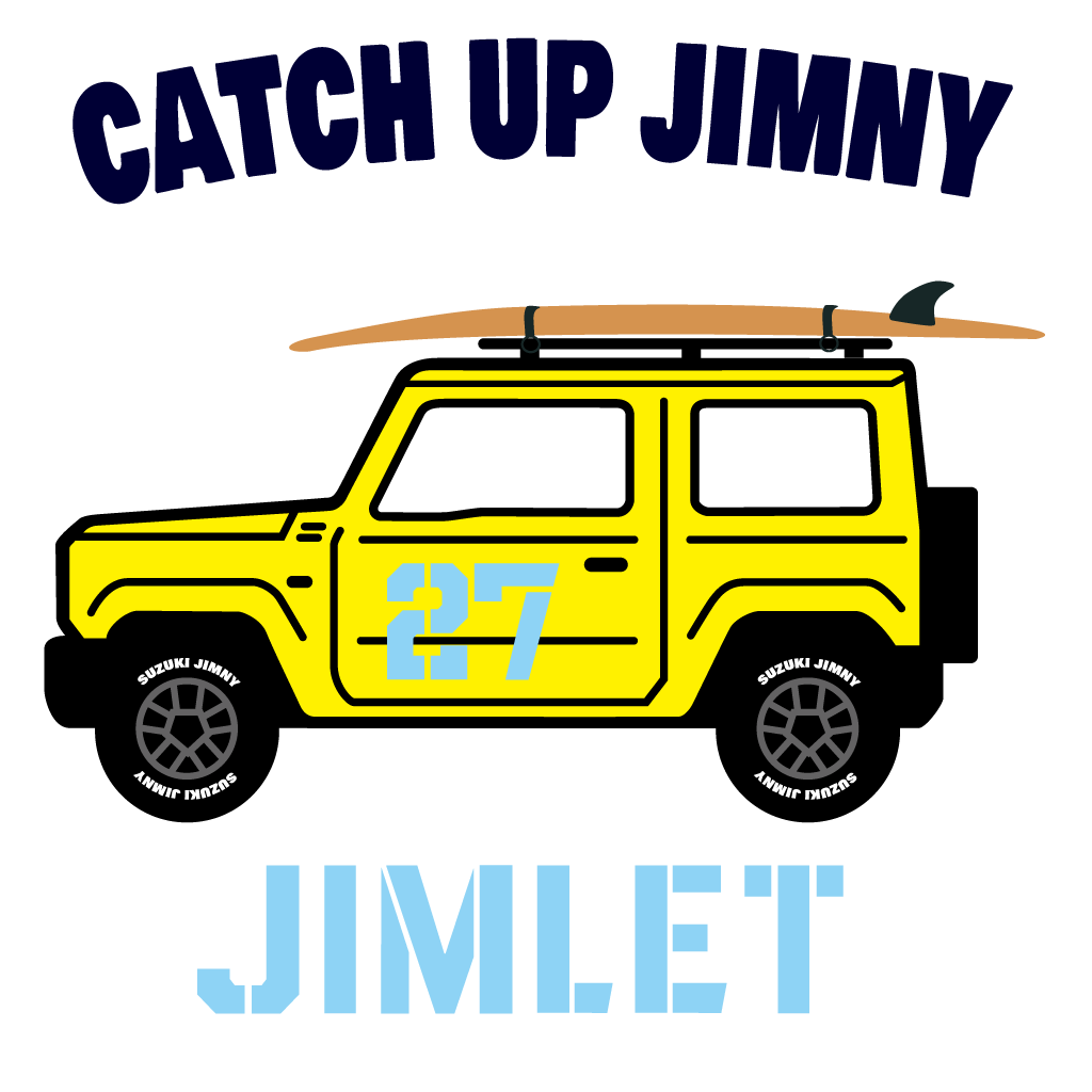 27motorsports1's tweet photo. JIMLET（ジムレット）
CATCH UP JIMNY ジムニーTシャツデザイン
#jimny #jimnylife #jb64 #ジムニー #jb74 #jimlet #ジムレット https://t.co/kvcOX1J3R7