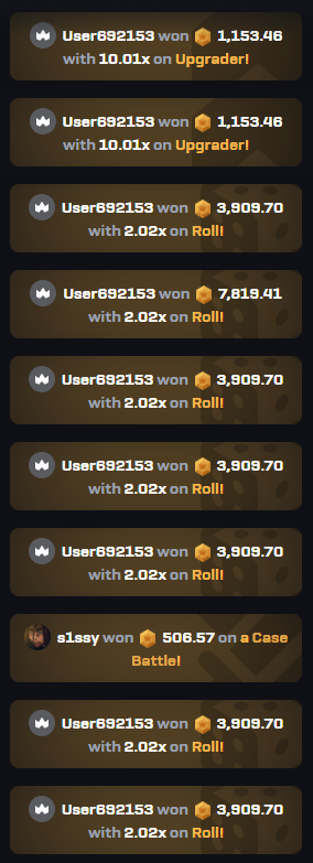 CSGOWincom's tweet photo. ☀️ GM!

Summer Splash luck? 👀

Looks like someone's having a good time on Roll. 🎲 https://t.co/FlJxPx2Btk