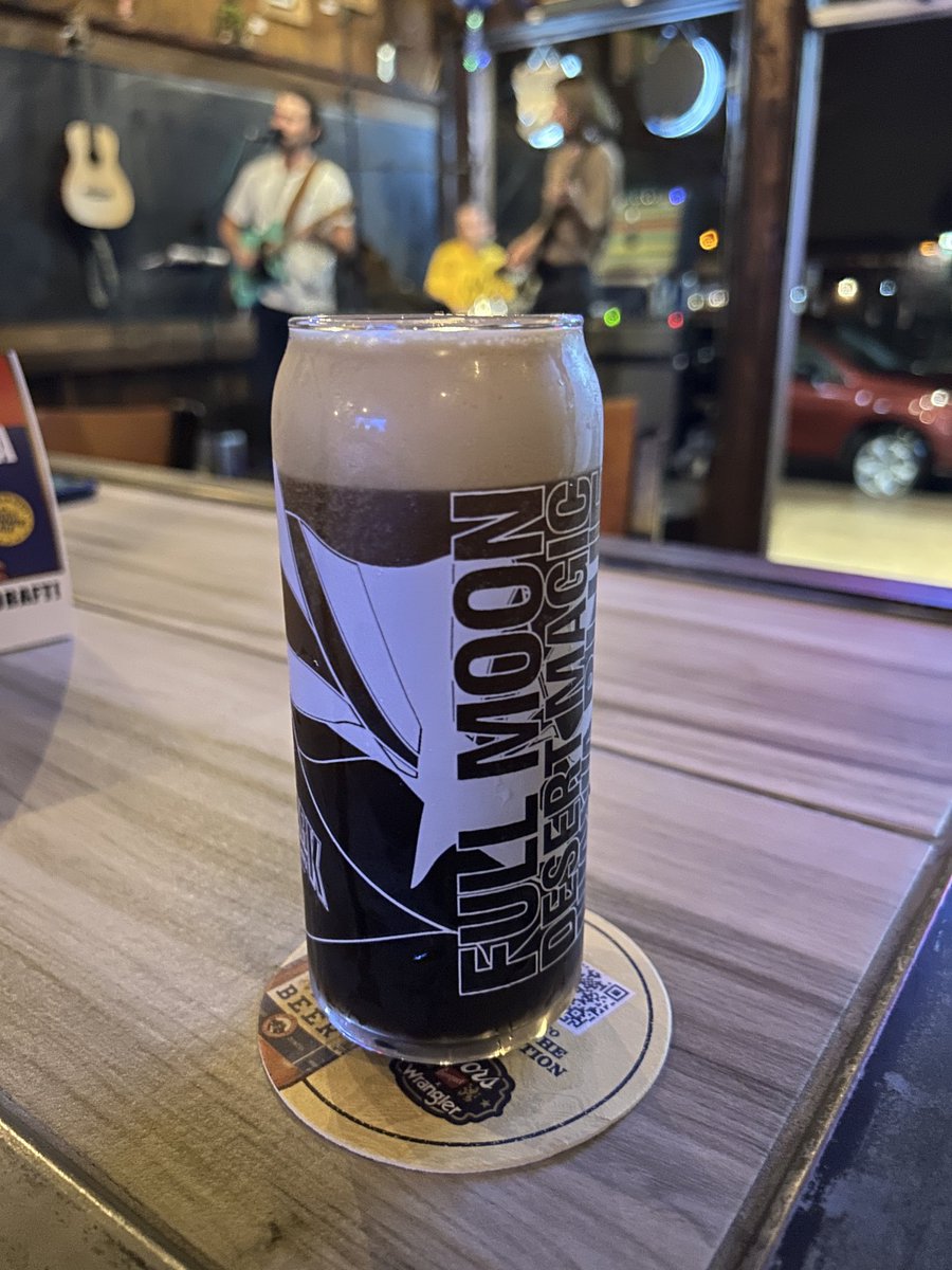 MikeRDzign's tweet photo. Enjoyed the band Cactus Atlas at the invite of my son after work a few weeks ago. Great band! Great venue and great beer. Mountain Top Tap Room #Flagstaff #milkstoutnitro @LeftHandBrewing https://t.co/KCdX7ADNqE