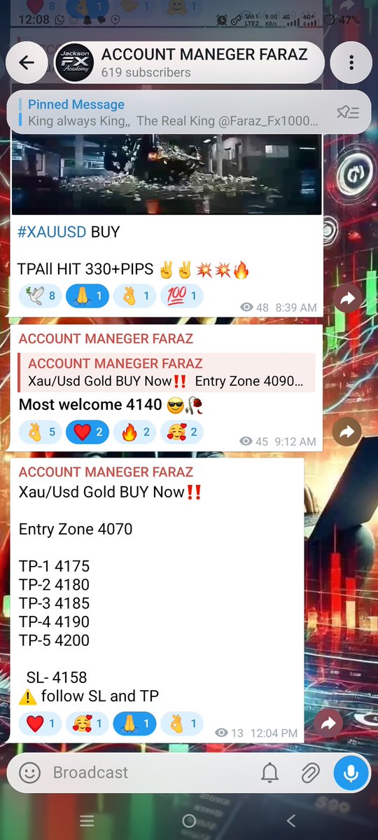 s65962113's tweet photo. Xau/Usd Gold BUY Now‼️

Entry Zone 4070

TP-1 4175
TP-2 4180
TP-3 4185
TP-4 4190
TP-5 4200

  SL- 4158
⚠️ follow SL and TP
#gold #tradin #forex#Gold #XAUUSD #Trading #PriceAction #Forex
Join telegram link bio https://t.co/fC7VdPNCCR