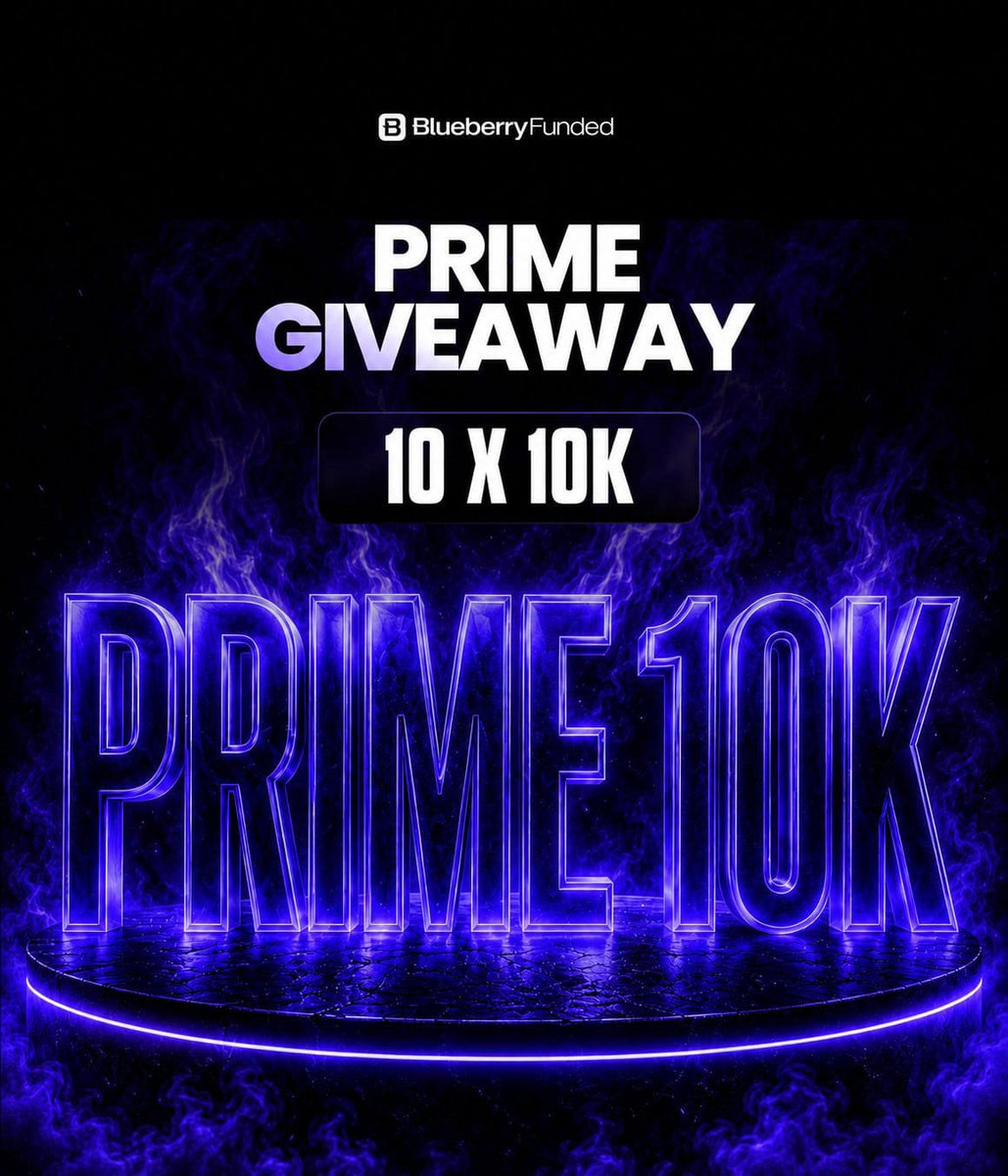 Arjunxx0's tweet photo. 🚨 GIVEAWAY 🚨

I’ve teamed up with Blueberry funded10×10k Rapid challenges

To enter:  
1⃣ Follow @Arjunxx0 @Theproparena @PropSelectsAi

2⃣ Like &amp; Retweet this post    

3⃣ Tag 3 friends   

You have 72 hours. https://t.co/m0AHy2zkkg