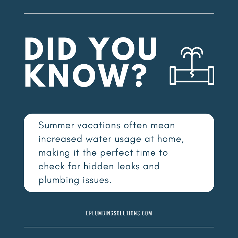ExpertPlumbingS's tweet photo. Did you know? Summer vacations often mean increased water usage at home, making it the perfect time to check for hidden leaks and plumbing issues. 🚰 Contact Expert Plumbing Services today! #ExpertPlumbingSolutions #SanFranciscoPlumbing #SanFranciscoPlumber #PlumbingTips https://t.co/5o23eW6tBx