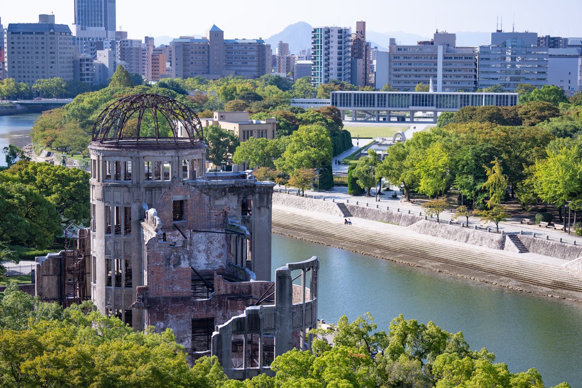 kanko_hiroshima's tweet photo. おはようございます。

８月６日です。
広島は、今日で被爆終戦81年を迎えました。

#広島 #被爆終戦81年 #平和 https://t.co/KF7sB4f4QX
