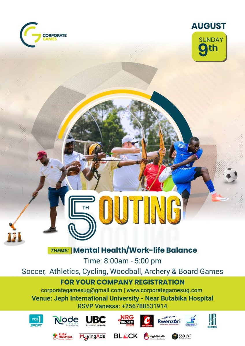irumanyika's tweet photo. See you Sunday 9th August, it is free entry. Lots of vibes and sports. https://t.co/2EZE0bpVbQ