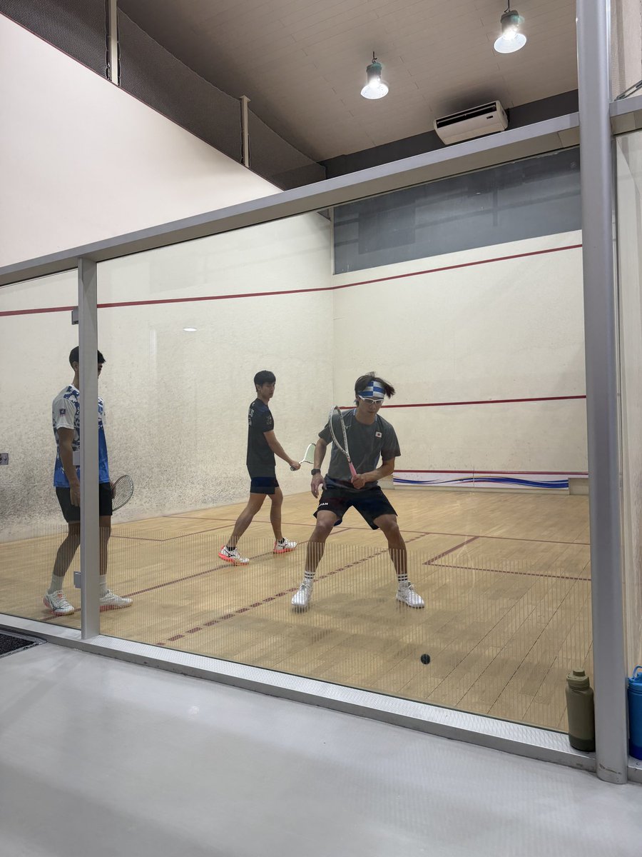 JapanSquash's tweet photo. フィリピンにてダブルス強化遠征がスタート🇵🇭🔥

アジア競技大会に向けて、TEAMJAPANはダブルスの強化試合＆練習を行います💪

TEAMJAPANへ応援の程、よろしくお願いいたします🇯🇵✨

#スカッシュ
#squash
#teamjapan https://t.co/Ttucg4Gfbn