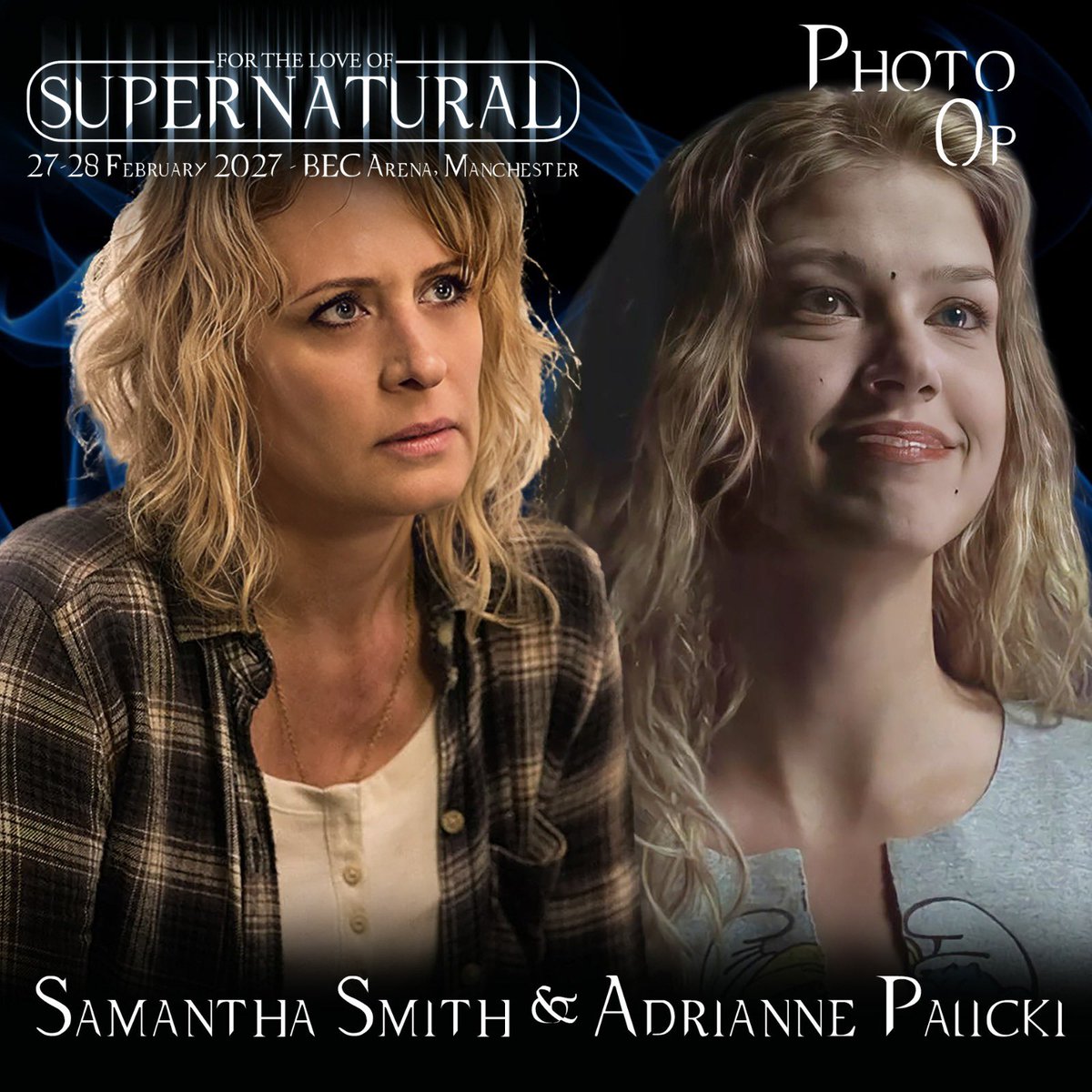 ftlospn's tweet photo. SAMANTHA &amp; ADRIANNE DUO

For the Love of Supernatural presents a duo photograph opportunity with Mark and Ruth!

Tickets: https://t.co/dwRH260FtU

If you wish to upgrade from a solo to a duo please call ticket quarter tomorrow on 03448000410 open 9-5 https://t.co/b7HaIHZl5G