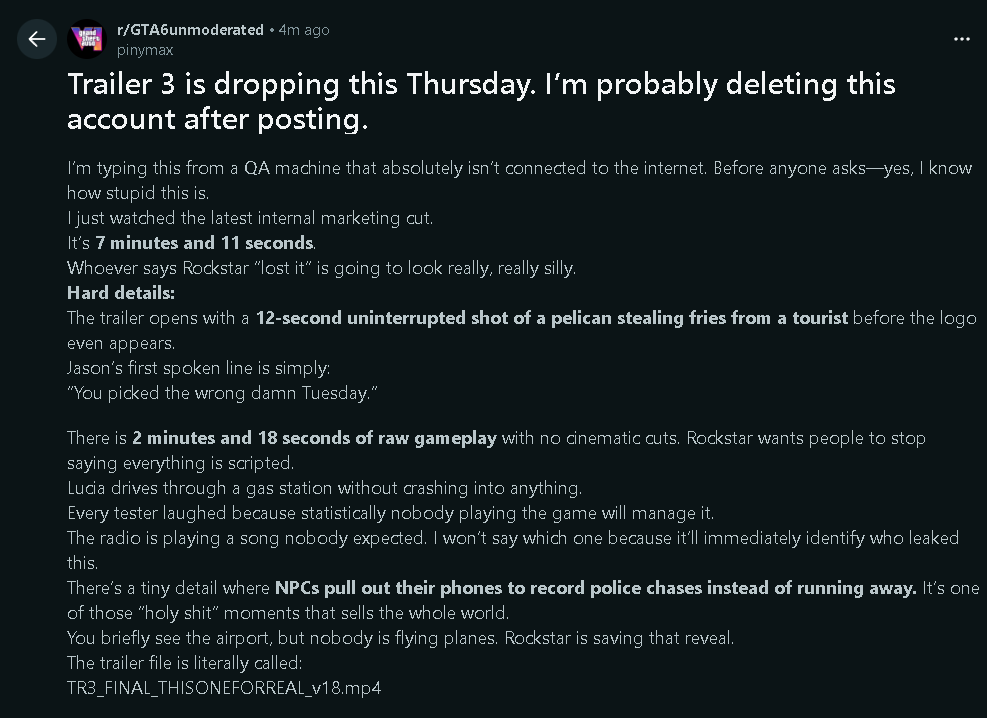 fed_galactic's tweet photo. Gta 6 Trailer 3 #leaks #gta6 #trailer3gta6 https://t.co/03fwQdkW1D