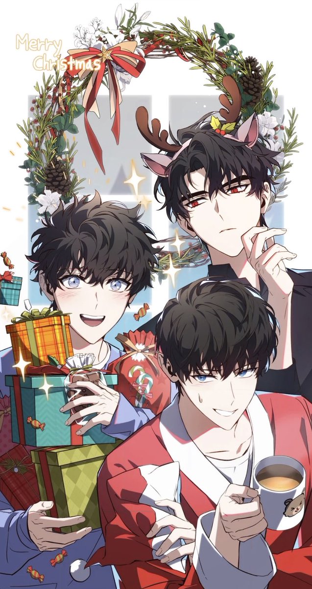 starlitdawn_'s tweet photo. this illustration actually threw me off for a minute 😭 seeing min and his avatar together next to won is so strange considering there’s technically only two people in this pic https://t.co/UJqWjNSEAE