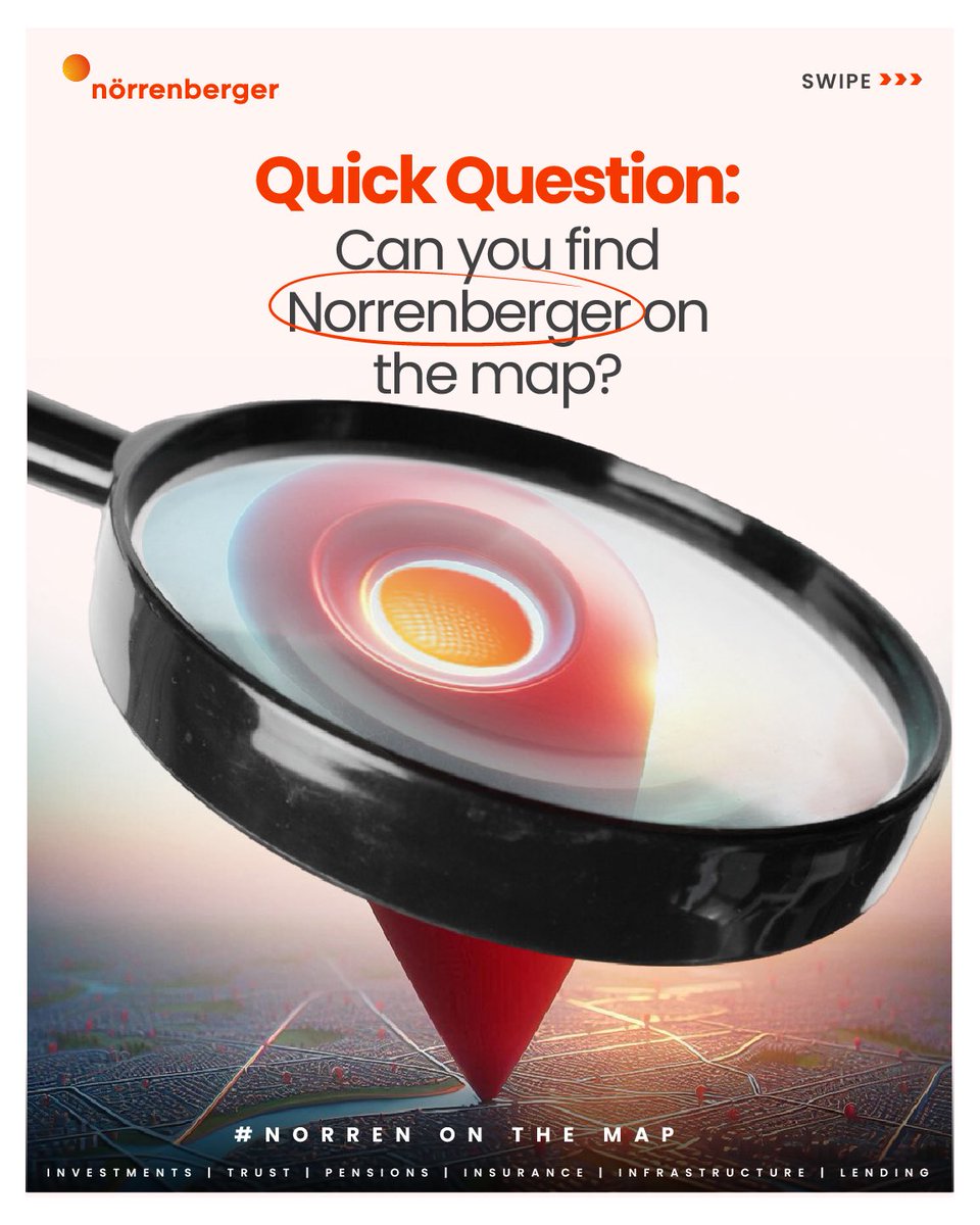 Norrenberger's tweet photo. Somewhere between Abuja and Port Harcourt.
Across Lagos and Kano.

You’ll find us.

Now that you know where to find Norrenberger, we’d love to welcome you.

Whether you’re looking to invest, grow your wealth, or simply start a conversation about your financial future, our doors are open.

See you soon🧡. 

#Norrenberger #norrenonthemap #Norrenbergerinkano #Norrenbergerinlagos #norrenbergerinPH NorrenbergerinAbuja