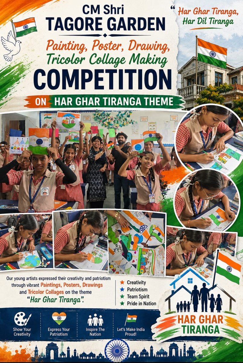 ggsss_1's tweet photo. Celebration: HAR Ghar Tiranga Theme https://t.co/5caXi6OkJi
