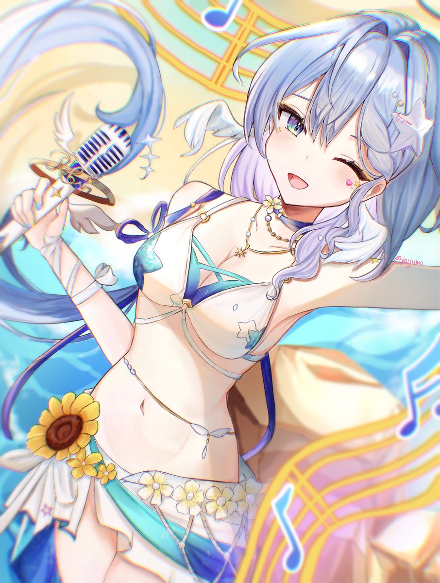 yuijiimo's tweet photo. 🎵💙
#スターレイル #HonkaiStarRail https://t.co/Ie7xTK0ToG