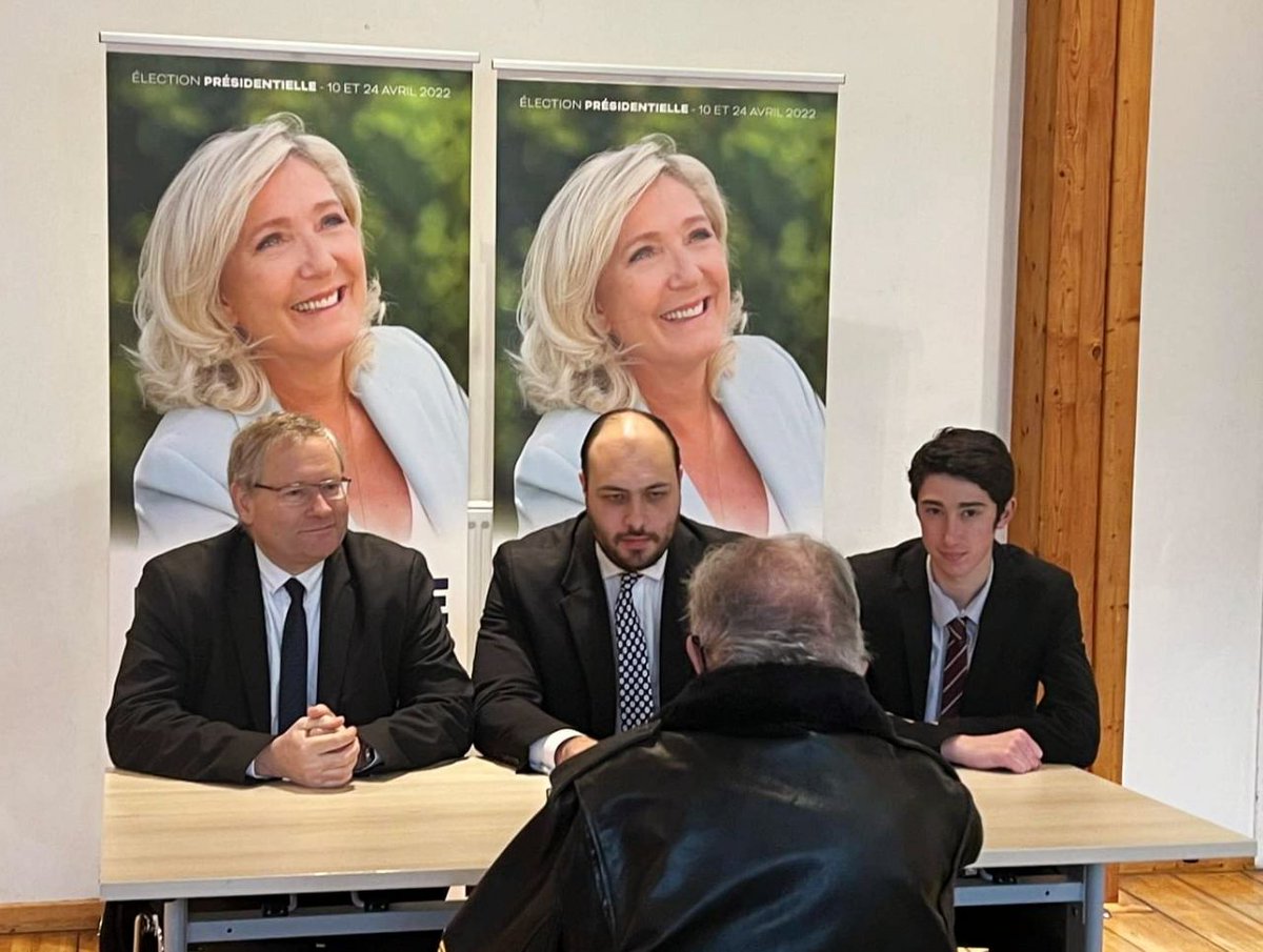 GauthierBouchet's tweet photo. Marine Le Pen présidente, une perspective en laquelle nous croyons depuis quinze ans, une nécessité pour la France. En 2027, par le suffrage universel, donnons une réalité à ce qui est nécessaire. Joyeux anniversaire, chère Marine ! https://t.co/JwKibdy4uO