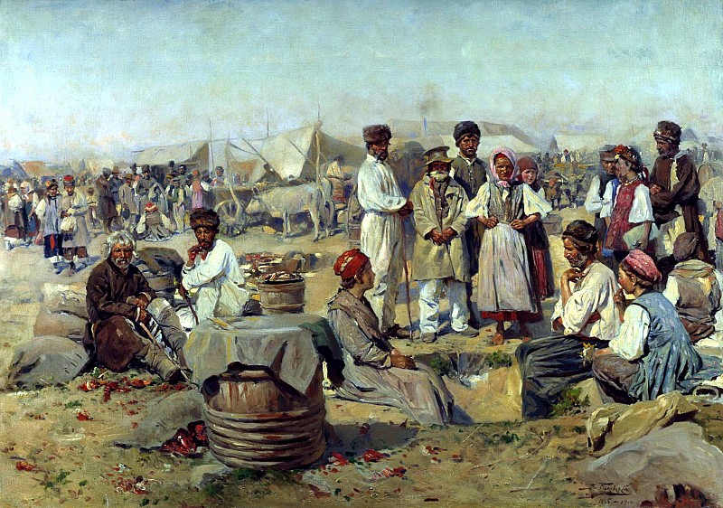 Xudozhnikipoeti's tweet photo. Владимир Маковский. «Ярмарка в Полтаве». 1910 г. https://t.co/TwCvbsSp9D
