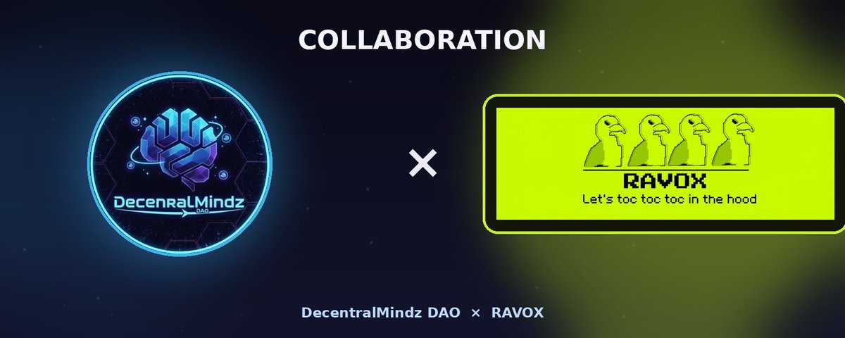 OxDistinct's tweet photo. Collaboration Alert 🔥 🔥 🔥 

Excited to announce that the @0xRavox
allocated spots for the @Decentralmindz community.... 

A NFT supply of 2345 rarest Raven on @RobinhoodApp

Excited for whats to come!!! https://t.co/XFr0W605MJ