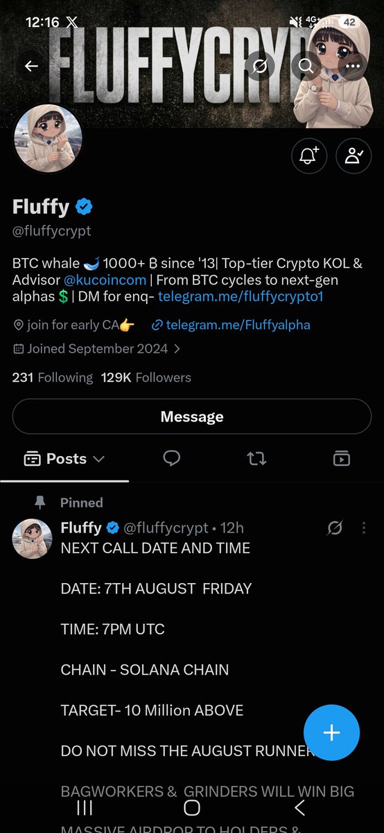 AmeenIram's tweet photo. @Crypto__Haris @fluffycrypt let's go guys all the best
@IqraQayyum11 
@Jon2win done https://t.co/28S2L58uOB