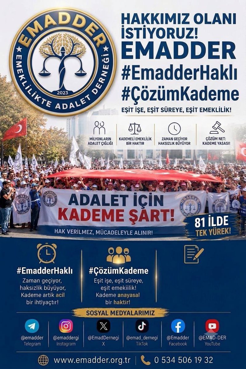 BircEmadder's tweet photo. Alacaklıyız ‼️‼️‼️

@EmadDernegi
#EmadderHaklı
#ÇözümKademe https://t.co/mXIj8gKEWK