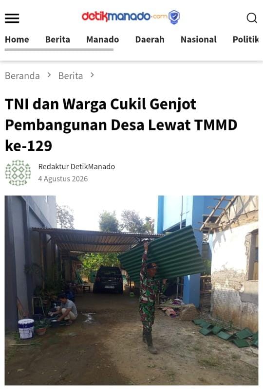 MaxNamman's tweet photo. Untuk prajurit TNI, tak kenal lelah dan pantang mundur. Tugas adalah kebanggaan, pengabdian adalah mutlak.
Berbakti DiSeluruh Pelosok https://t.co/fAVIDbXTN4
