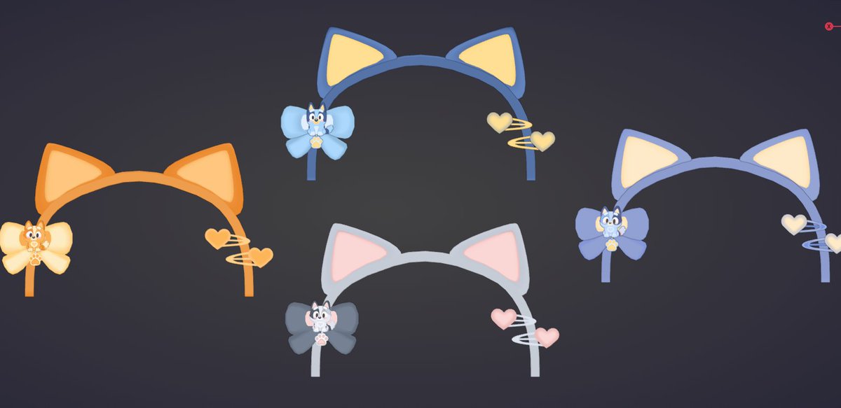 zuruoy's tweet photo. cute bluey set i made for a commison #ROBLOX #RobloxUGC #UGC #3dModeling #Blender3D #RobloxDev #robloxartㅤ https://t.co/v2DIV14gTM