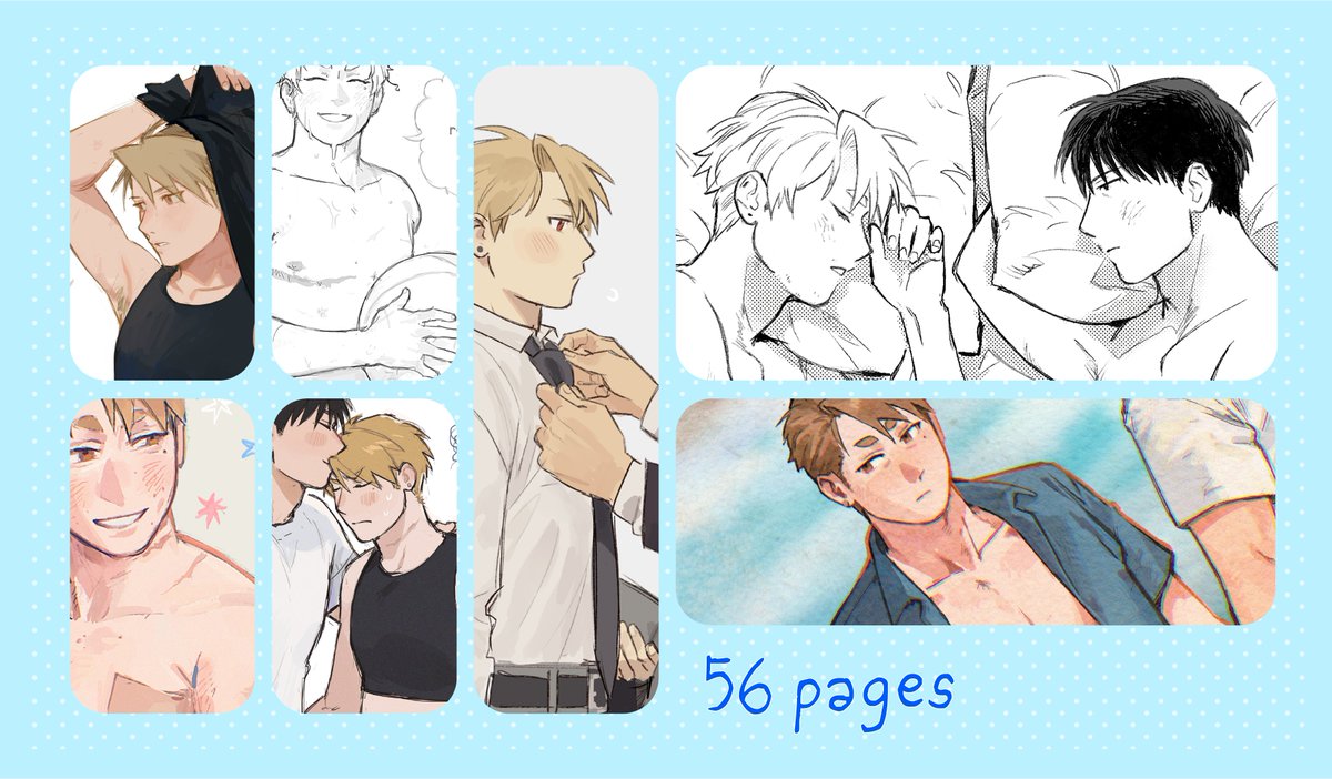 tomochingus's tweet photo. 🔗https://t.co/Gas8CfGzqN

It features artwork, doodles, little notes and guest art and writing from my friends across both SFW &amp; NSFW versions, along with a bundle containing both of them for a discounted price! Thank you for all the support on this! Hope you'll like it! https://t.co/jRmUe2i4SR