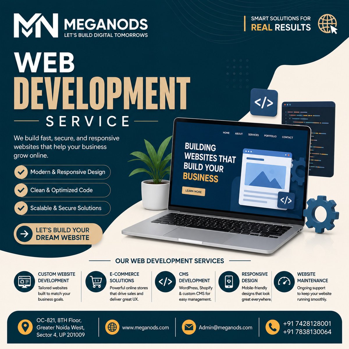 MegaNods33550's tweet photo. Build a website that works as hard as you do. Fast, secure, and built to convert visitors into customers—because your online presence should fuel real business growth. Ready to elevate your brand?

#WebDevelopment #DigitalMarketing #BusinessGrowth #SEO #Ecommerce https://t.co/fBotkxDstC