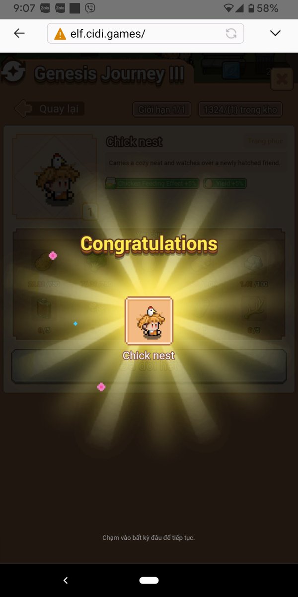 thachluumoc68's tweet photo. @toanvan1995 @asher_cidigames @PlayCiDi Mặc skin ổ gà 🐔 thêm 5% trứng https://t.co/EGYxsBhgKC