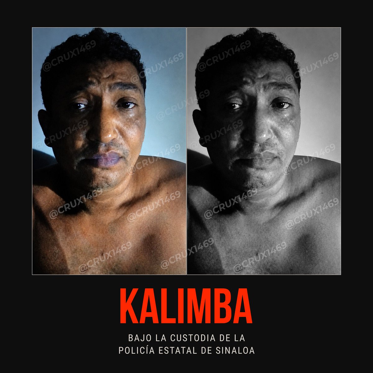 crux1469's tweet photo. Presentando a “Kalimba”, uno de los hombres de mayor confianza de Iván Archivaldo Guzmán Salazar y uno de los pocos que mantienen contacto directo con el líder de Los Chapitos.

Kalimba fue cabo del 94/o Batallón de Infantería en Sinaloa antes de desertar del Ejército Mexicano para unirse a Los Chapitos. Con el paso de los años, se convirtió en escolta personal de Iván Archivaldo Guzmán Salazar, uno de sus hombres de mayor confianza y uno de los pocos que mantenían contacto directo con él. En fechas recientes, coordinaba a los operadores que permanecían activos para la facción en Culiacán.

Kalimba fue detenido en la colonia Libertad, en Culiacán, Sinaloa, durante un operativo encabezado por el GOES de la Policía Estatal Preventiva, con apoyo de fuerzas federales.