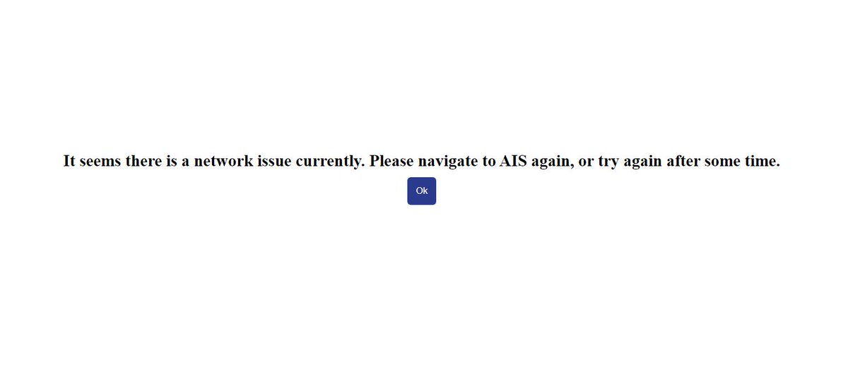 PTCTVM2017's tweet photo. @nsitharaman @nsitharamanoffc @IncomeTaxIndia 
AIS PORTAL IS DOWN.
PLS MAKE IT AVAILABLE ASAP. https://t.co/oP23WbaV4x