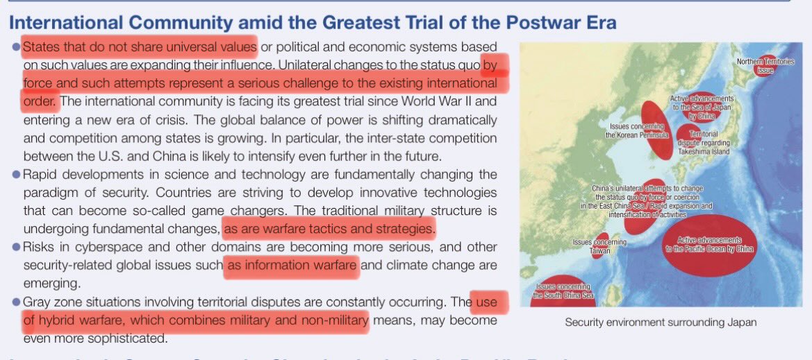 LibertyFutureUS's tweet photo. Credit where it’s due. Japan’s Ministry of Defense has demonstrated remarkable strategic clarity in assessing today’s security challenges in Asia.

Defense of Japan 2026 by @ModJapan_jp https://t.co/pbbFJbl3DG