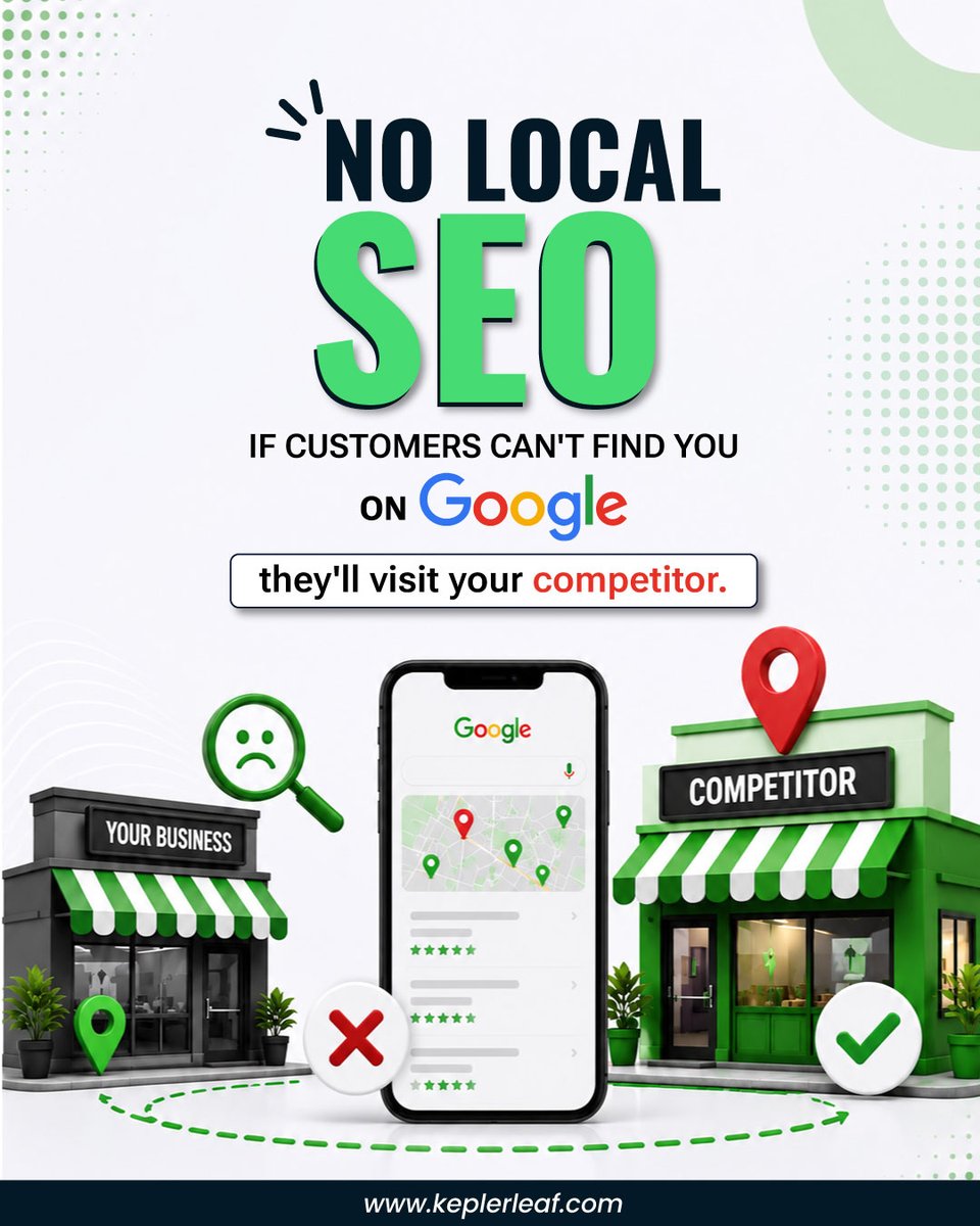 keplerleaf's tweet photo. 🚨5 Marketing Mistakes Could Be Costing Your Sales!

From local SEO to an inactive social presence,slow websites, and missing customer data—small marketing gaps can lead to big missed opportunities.

👉 Fix the leaks, strengthen your marketing, and turn more searches into sales. https://t.co/HPgXFtqNPd