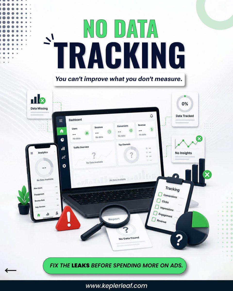 keplerleaf's tweet photo. 🚨5 Marketing Mistakes Could Be Costing Your Sales!

From local SEO to an inactive social presence,slow websites, and missing customer data—small marketing gaps can lead to big missed opportunities.

👉 Fix the leaks, strengthen your marketing, and turn more searches into sales. https://t.co/HPgXFtqNPd