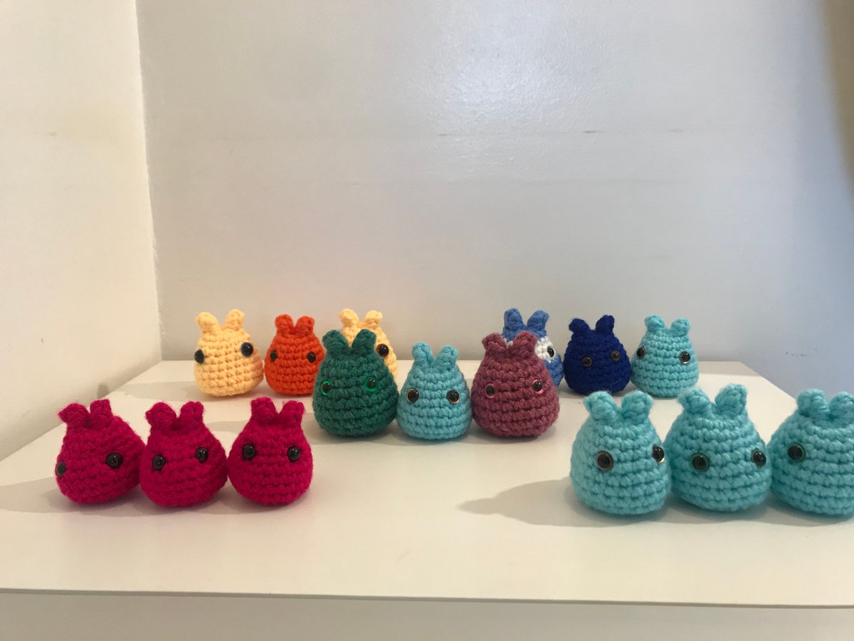 anthonybrighton's tweet photo. Mini Blobs set of 3 - https://t.co/Jn0FkrzQL5 - #etsy #etsyretwt #crochet #blob #handmade #amigurumi #ATEtsyRT #anthonybrighton https://t.co/CQbnQ7lldf