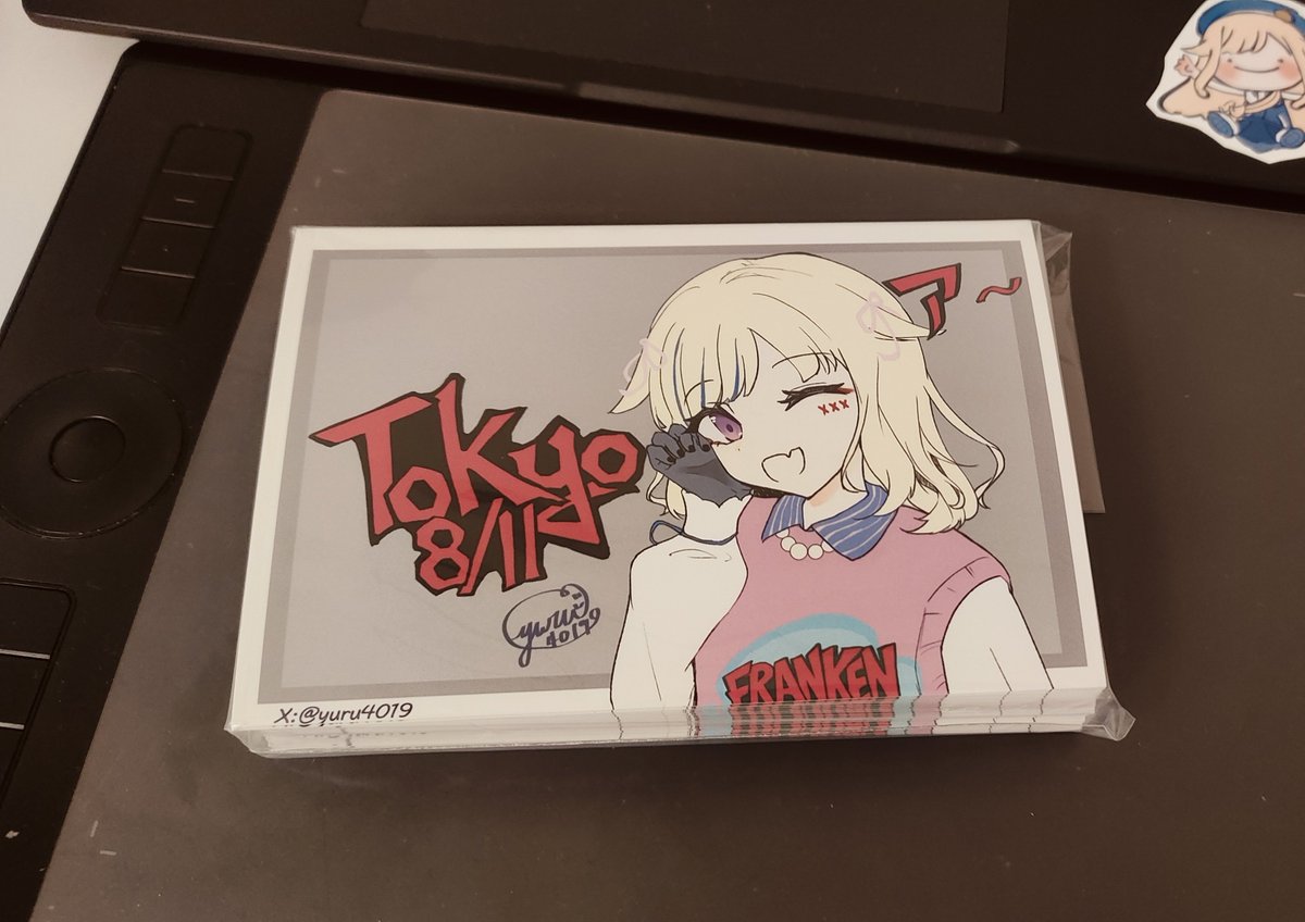 yuru4019's tweet photo. できた！
ライブ会場でポストカードを配ります。

もし受け取ってくれたら、とても嬉しいです！
ぜひ気���に声をかけてください😊
#ヒメヒナ
#ヒメヒナアート https://t.co/0WovgOc2E1