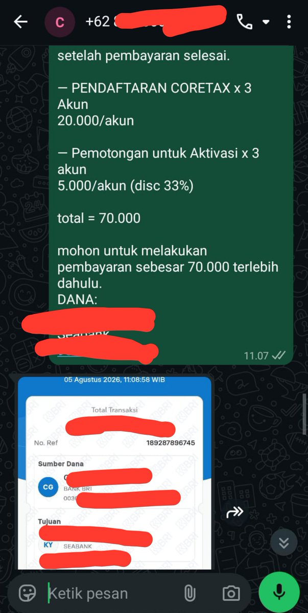baesutjin's tweet photo. yeayy testimoni lagii jasa npwp dan coretax

yuk temen-temen yang belum aktivasi coretax dan daftar npwp bisa dicheck bio aku yaaa https://t.co/fUuoSq38Xq