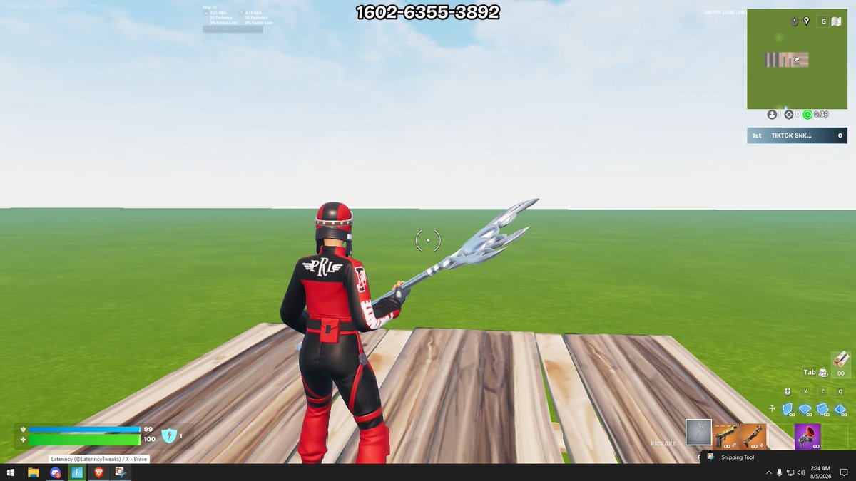 snksterfn's tweet photo. Thanks @LatenncyTweaks for the tweaks, game feels like butter! https://t.co/PE4viKO4ZO