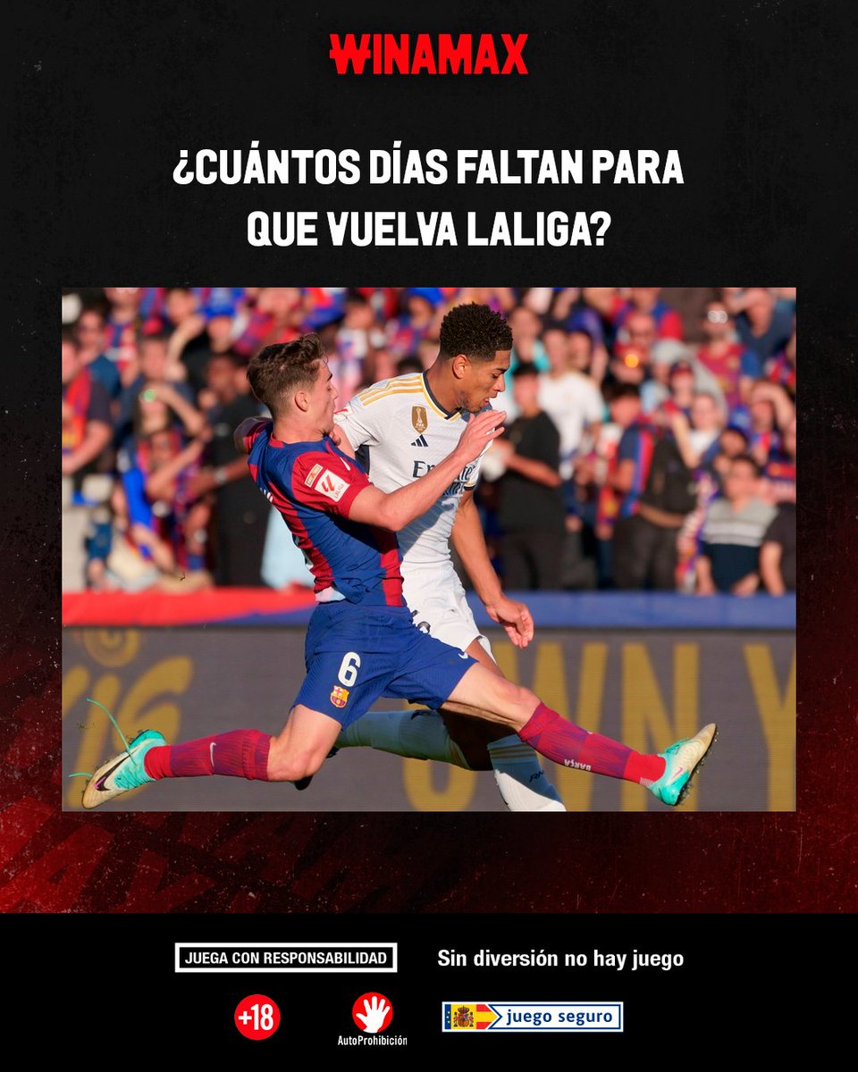 WinamaxDeportes's tweet photo. 🎁 ¡Regalamos 20 € en Freebets para 5 de vosotros!

🗣️ Sigue a @WinamaxDeportes, dale RT y responde con tu usuario de Winamax y la pregunta:

✅ Sorteo MAÑANA.

🇪🇸 Solo usuarios ES.