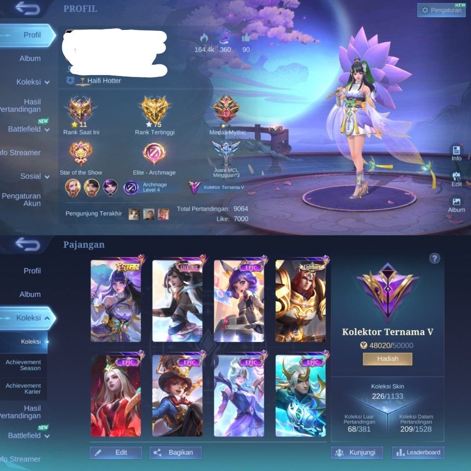 kebethere's tweet photo. WTS AKUN ML

AKUN SAFE, skin 226, anual kagura, epic rame, emb max semua, hero 132. Monsep no minus (sgmail)
Op? 175K #zonauang #zonajajan https://t.co/wOTLTLZGmA